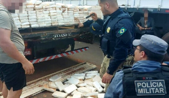 Casal de Rondônia é preso com 200 Kg de drogas no Mato Grosso