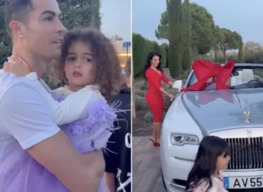 Cristiano Ronaldo é surpreendido e ganha presente milionário de esposa