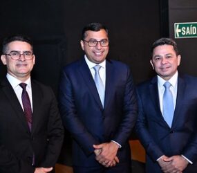 Prefeito David Almeida participa da posse do governador reeleito Wilson Lima
