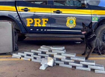 PRF apreende 30kg de cocaína em mala esquecida em terminal de ônibus no DF