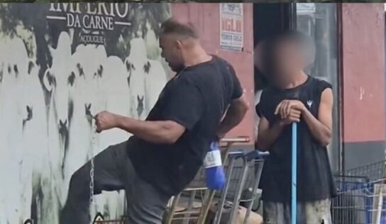 Homem é preso após ser filmado agredindo cachorro ‘caramelo’ em Porto Velho