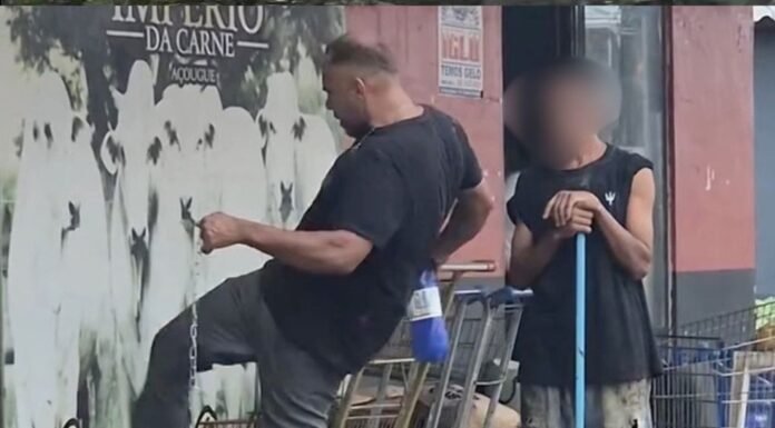Homem é preso após ser filmado agredindo cachorro ‘caramelo’ em Porto Velho