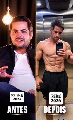 Kaká Diniz mostra antes e depois de mudança corporal - Foto: Reprodução/Instagram