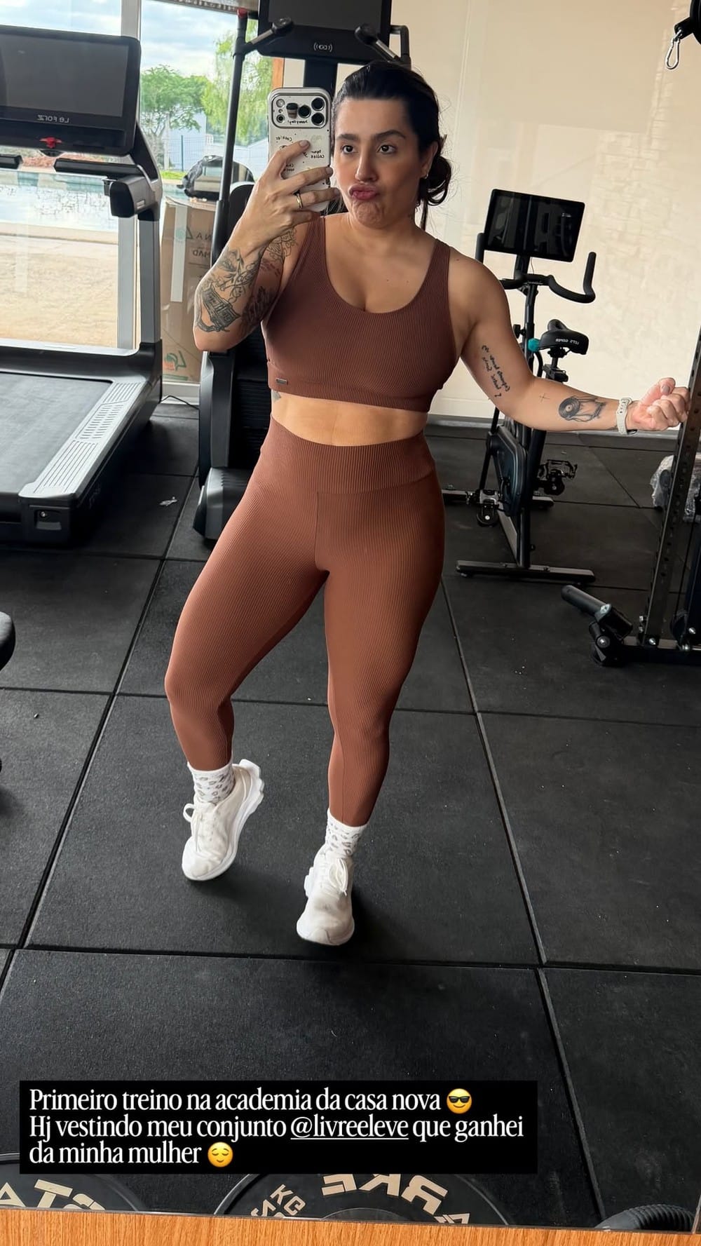Lauana Prado estreia academia de nova mansão - Foto: Reprodução/Instagram