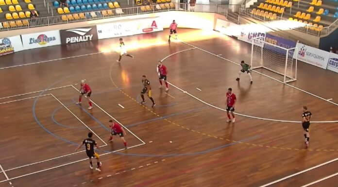 Kaylan marca 14, assume artilharia e Corinthians-AC/Quinari goleia na despedida da Copa Norte de Futsal