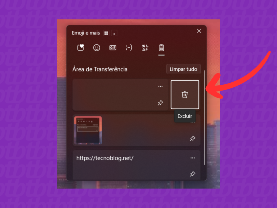 Você pode apagar o histórico da área de transferência do Windows (imagem: Lupa Charleaux/Tecnoblog)