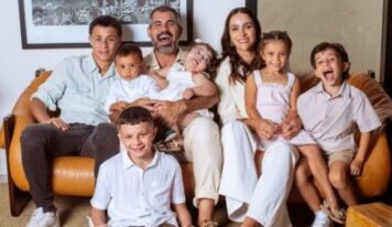 Aos 46 anos e à espera do 7º filho, Juliano Cazarré revela como é compra de supermercado: ‘Sinistro’
