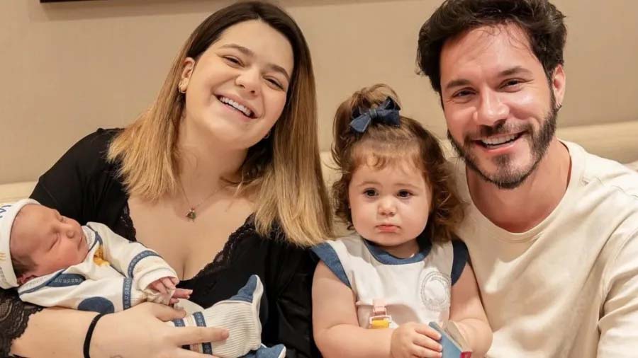 Anúncio do nascimento de Ravi, filho de Viih Tube e Eliezer - Foto: Reprodução / Instagram