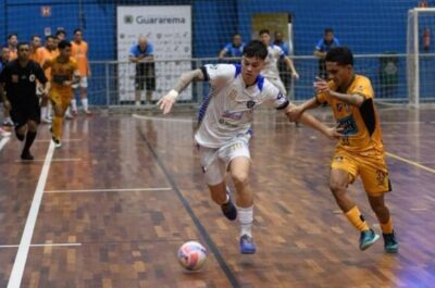 Guararema goleia Sorocaba e fecha primeira fase do Paulista Sub-20 de Futsal