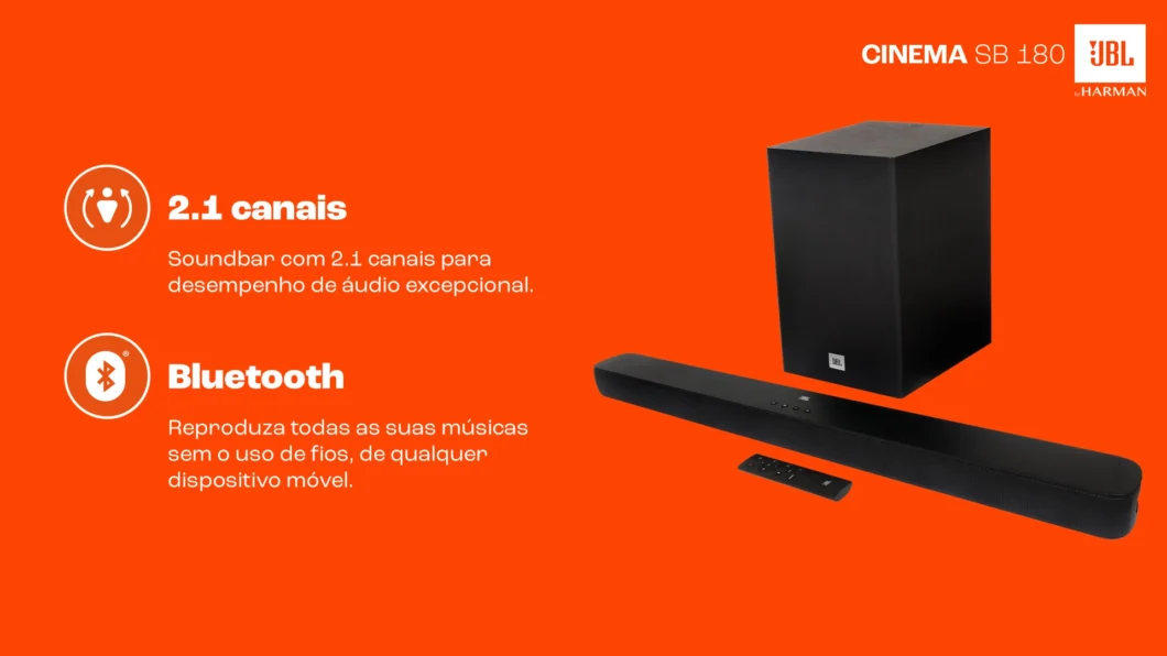 Soundbar JBL SB180 (imagem: Divulgação)