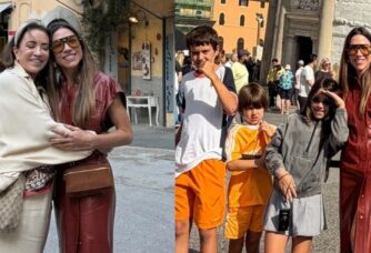 Patrícia Abravanel viaja com a mãe e os filhos para a Itália; veja fotos