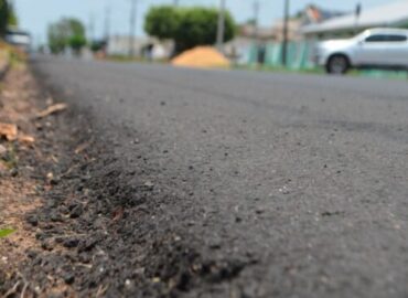 Obras de recapeamento avançam e transformam ruas de Pimenta Bueno com recursos de Ezequiel Neiva