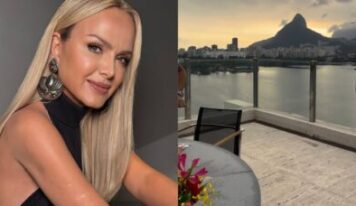 Avaliado em R$ 6 milhões, duplex de Eliana no Rio tem cinco suítes e vista privilegiada para lagoa