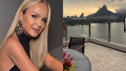 Avaliado em R$ 6 milhões, duplex de Eliana no Rio tem cinco suítes e vista privilegiada para lagoa