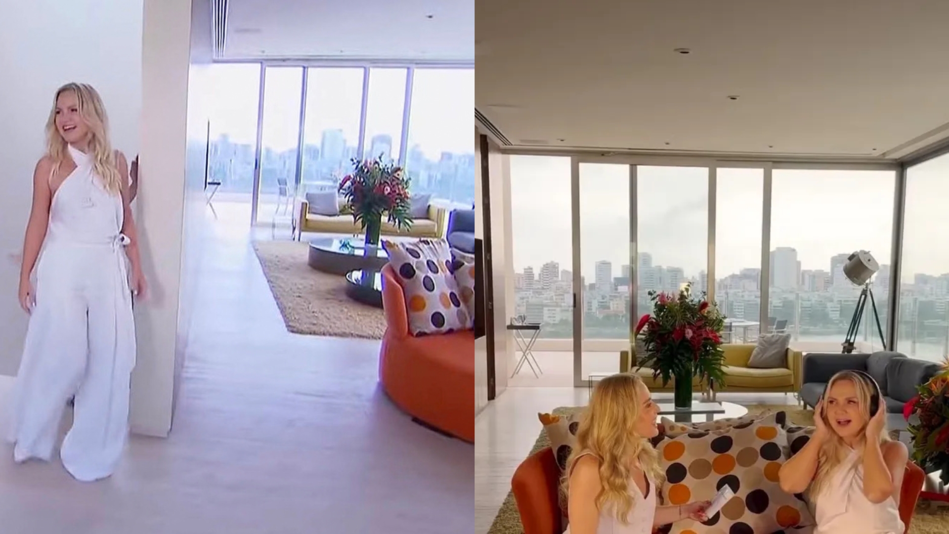 Eliana recebeu Angélica em seu duplex no Rio - Foto: Reprodução/Instagram