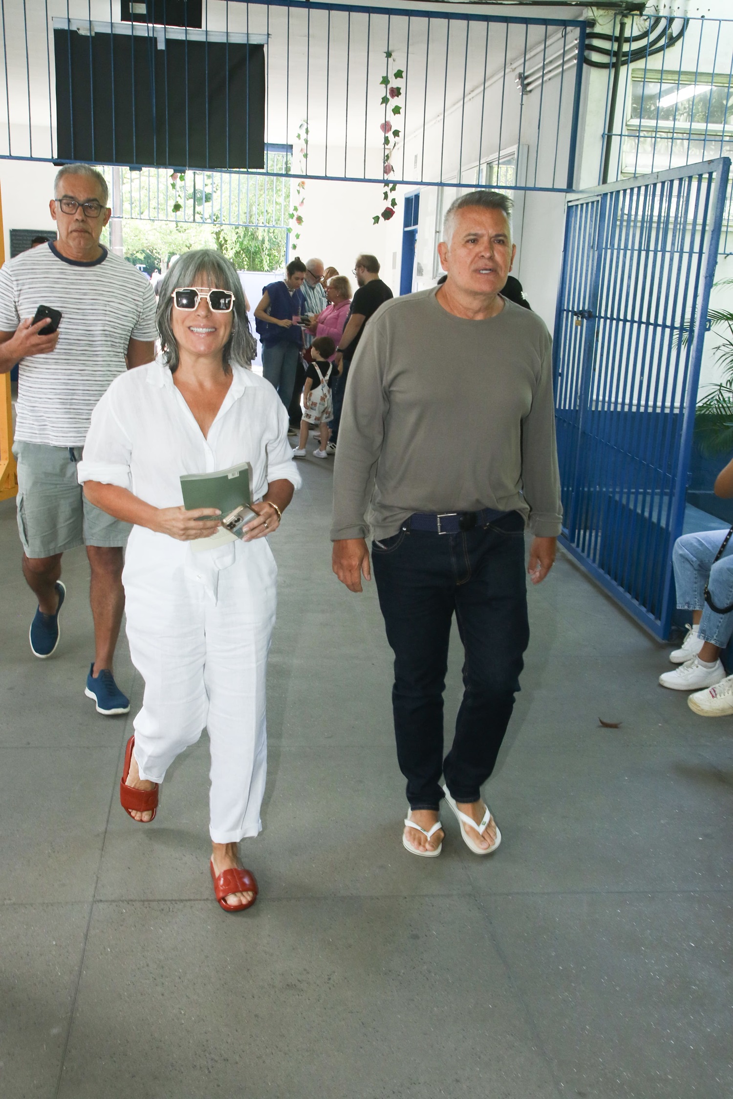 Gloria Pires e Orlando Morais votam - Foto: André Moreira/ Brazil News