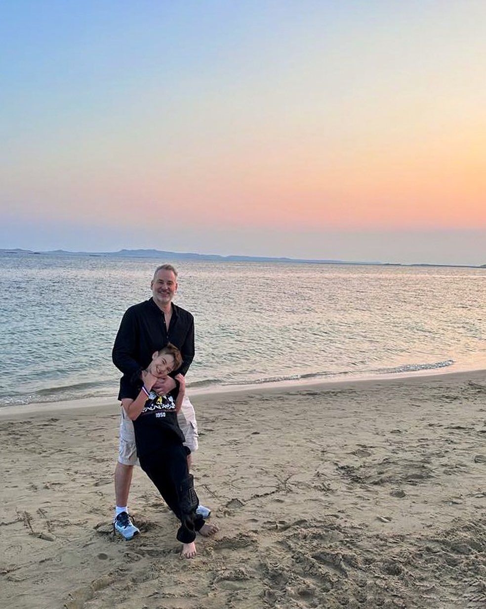 Dan Stulbach e Davi em 2022 - Foto: Instagram