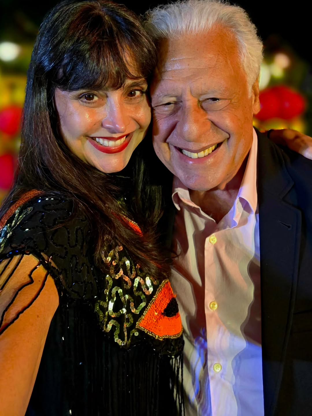 Antônio Fagundes e a esposa — Foto: Reprodução/Instagram @antoniofagundes