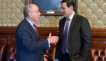 Mauro Vieira e Marco Rubio conversam nos EUA