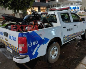 Motociclista detido após tentar fugir a operação de trânsito com matrícula falsa em Vilhena