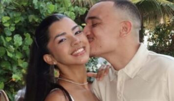 Ary Mirelle usa vestido com estilo romântico em festa de 2 anos de casamento com João Gomes