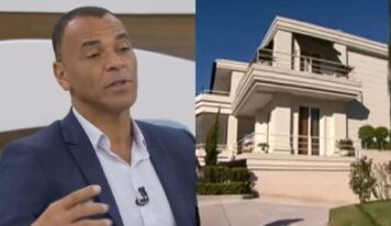 Aos 56 anos, Cafu mostrou sua mansão com piso de vidro, adega, quadra de futebol e cômodo secreto repleto de objetos raros