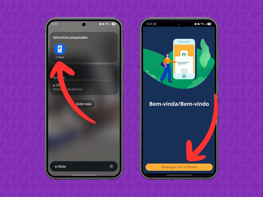 Abrindo o e-Título no celular (imagem: Lupa Charleaux/Tecnoblog)