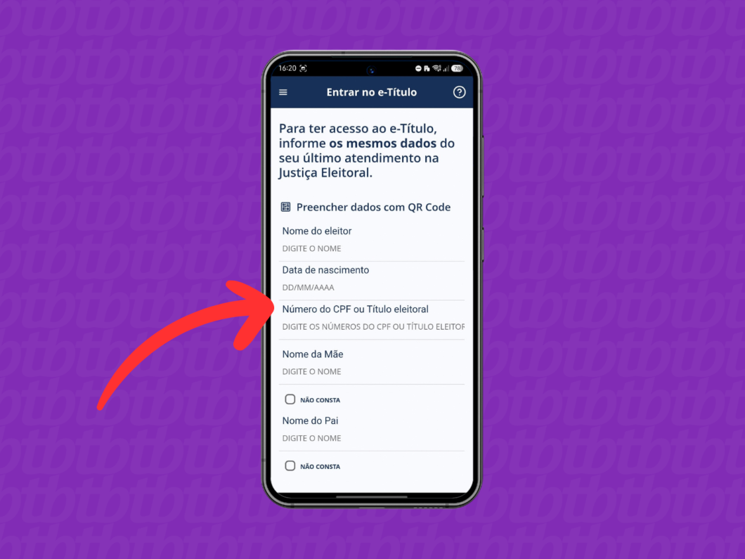Preenchendo as informações pessoais (imagem: Lupa Charleaux/Tecnoblog) 