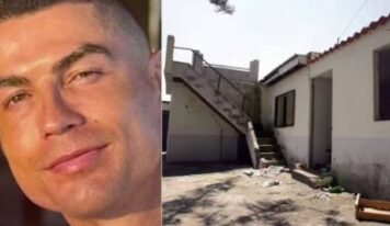 Hoje bilionário, Cristiano Ronaldo já morou em casa simples com escada lateral