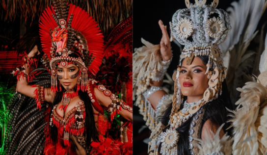 Lívia Christina e Isabelle Alcântara estreiam como itens oficiais em festa na Cidade Garantido em Parintins