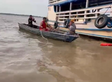 Corpo de homem que caiu de embarcação é encontrado no Rio Amazonas, em Parintins