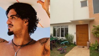 Aos 32 anos, Gabriel Medina já morou em mansão à beira-mar, com academia particular e pé-direito alto