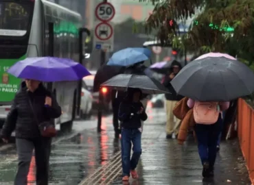 Fim de semana de eleição terá chuvas fortes no estado de São Paulo