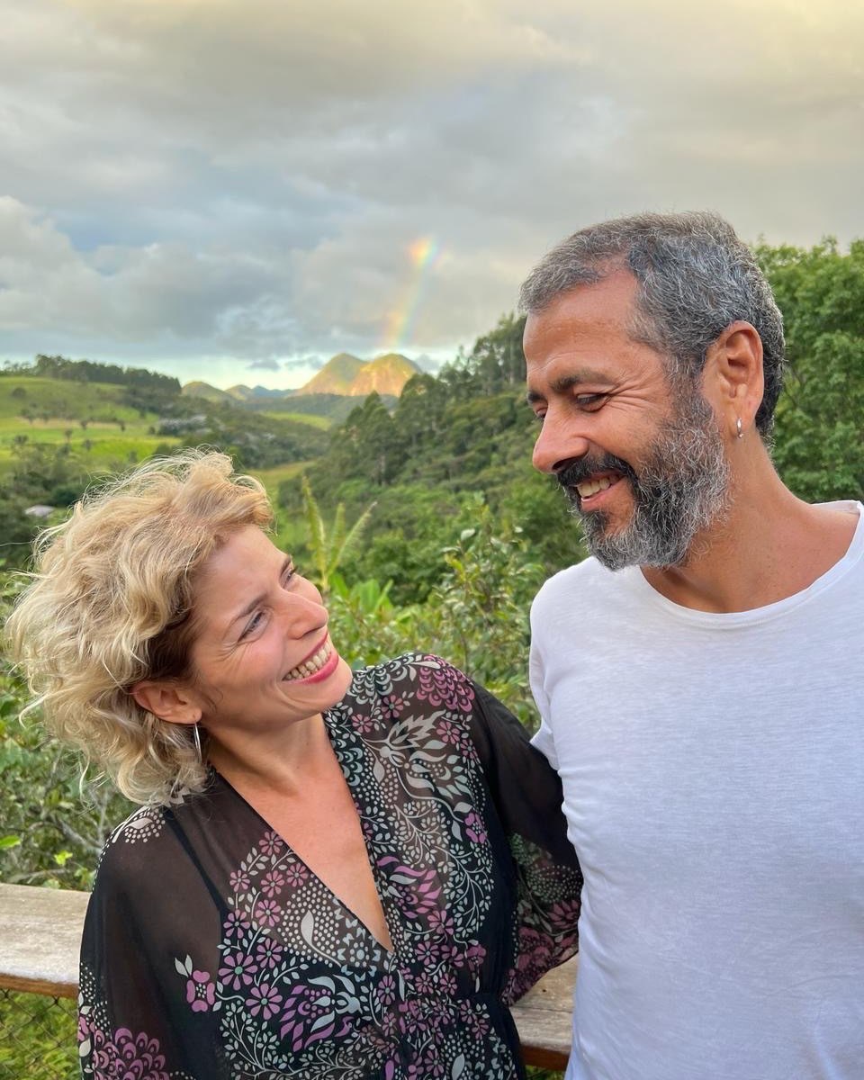 Marcos Palmeira com a esposa, Gabriela Gastal - Foto: Reprodução / Instagram @marcospalmeiraoficial
