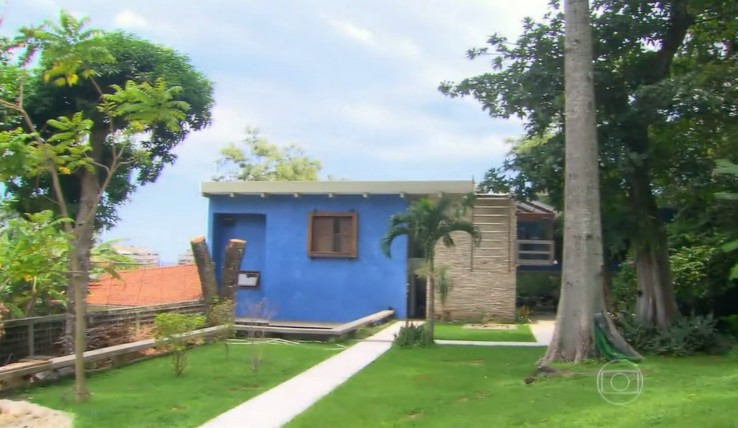 Fachada da casa - Foto: Reprodução/TV Globo