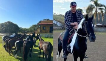Nascido em 1964, ator de Por Você tem fazenda de criação de cavalos usada pela família como refúgio em MG