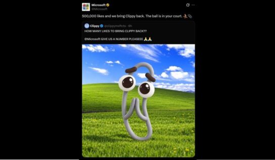 Perfil da Microsoft no X prometeu volta do Clippy, mas foi uma ação hacker