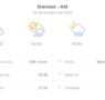 Previsão do tempo hoje para Manaus (AM): sol e aumento de nuvens de manhã; pancadas de chuva à tarde e à noite
