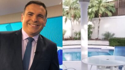 Aos 49 anos, Reinaldo Gottino transforma casa em refúgio familiar com piscina, área gourmet ampla e cômodos aconchegantes