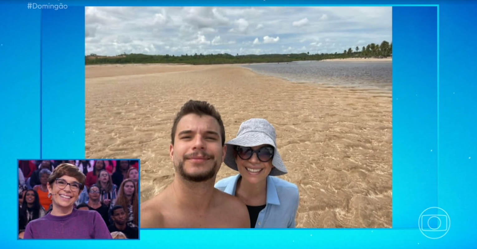 Filhos de Renata Lo Prete surgem na TV em rara aparição e surpreendem a mãe