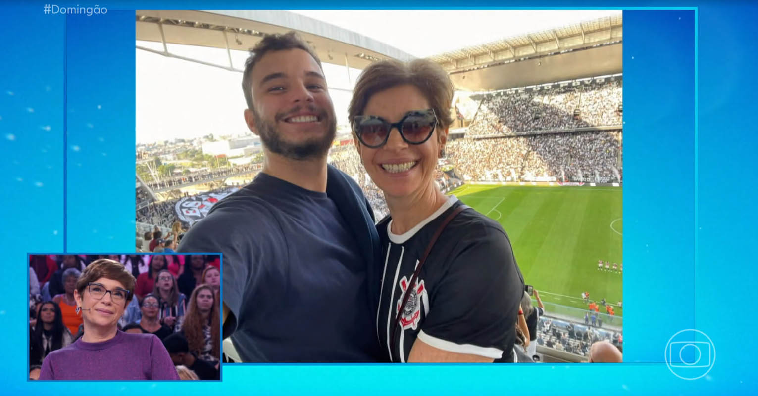 Filhos de Renata Lo Prete surgem na TV em rara aparição e surpreendem a mãe