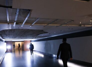 Parte do teto desaba no “Túnel do Tempo” da Câmara dos Deputados