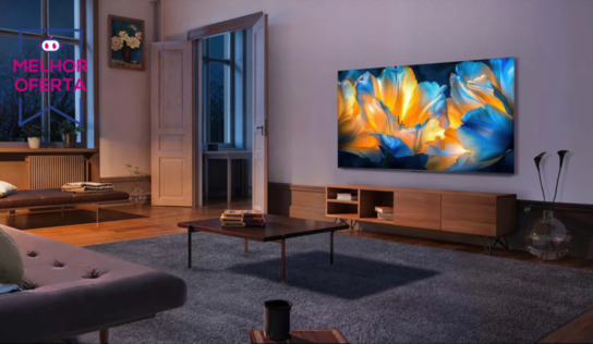 TV TCL de 55″ com 144 Hz tem mais de R$ 1.000 OFF com cupom