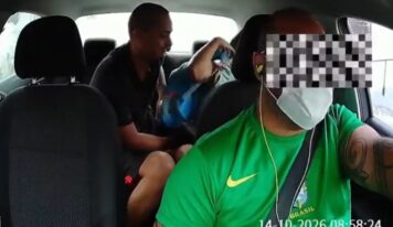 VÍDEO: Câmeras de segurança registram momento em que pai faz filho de um ano refém em Manaus
