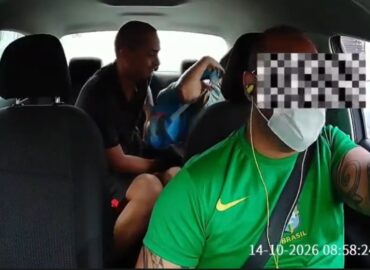 VÍDEO: Câmeras de segurança registram momento em que pai faz filho de um ano refém em Manaus