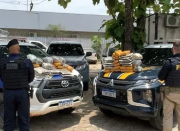 Homem é preso transportando 65 quilos de maconha na zona rural de Buritis