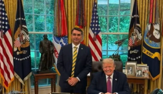 Trump comenta resultado de Flávio e chama votação de “impressionante”