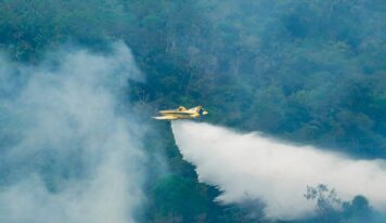 Fumaça das queimadas impede voos de aeronaves que combatem incêndios no AM, diz Ibama